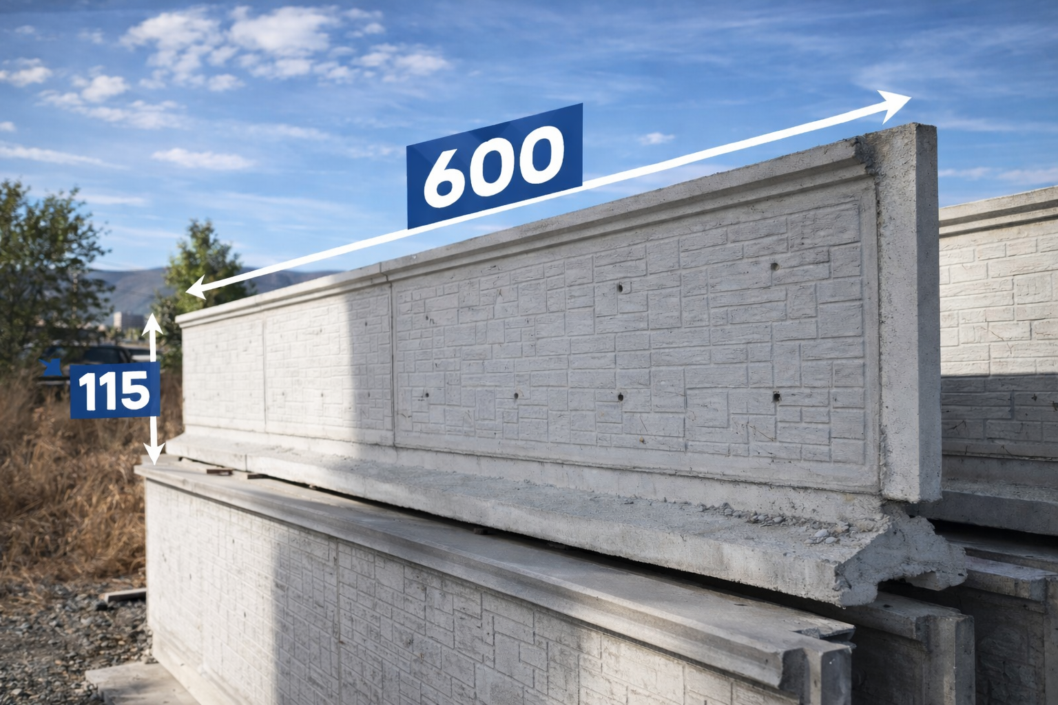 115 x 600 Gezen Duvar